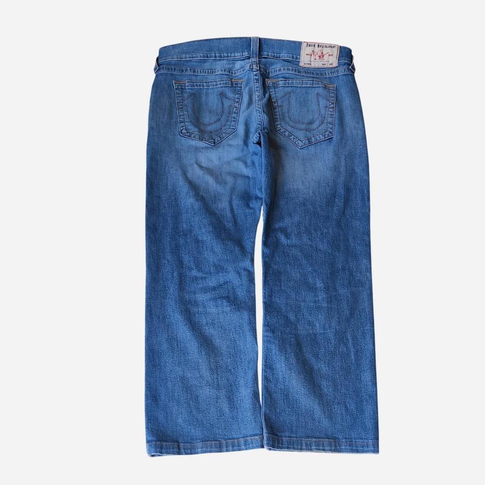 True Religion Ricky blue denim relaxed straight jeans